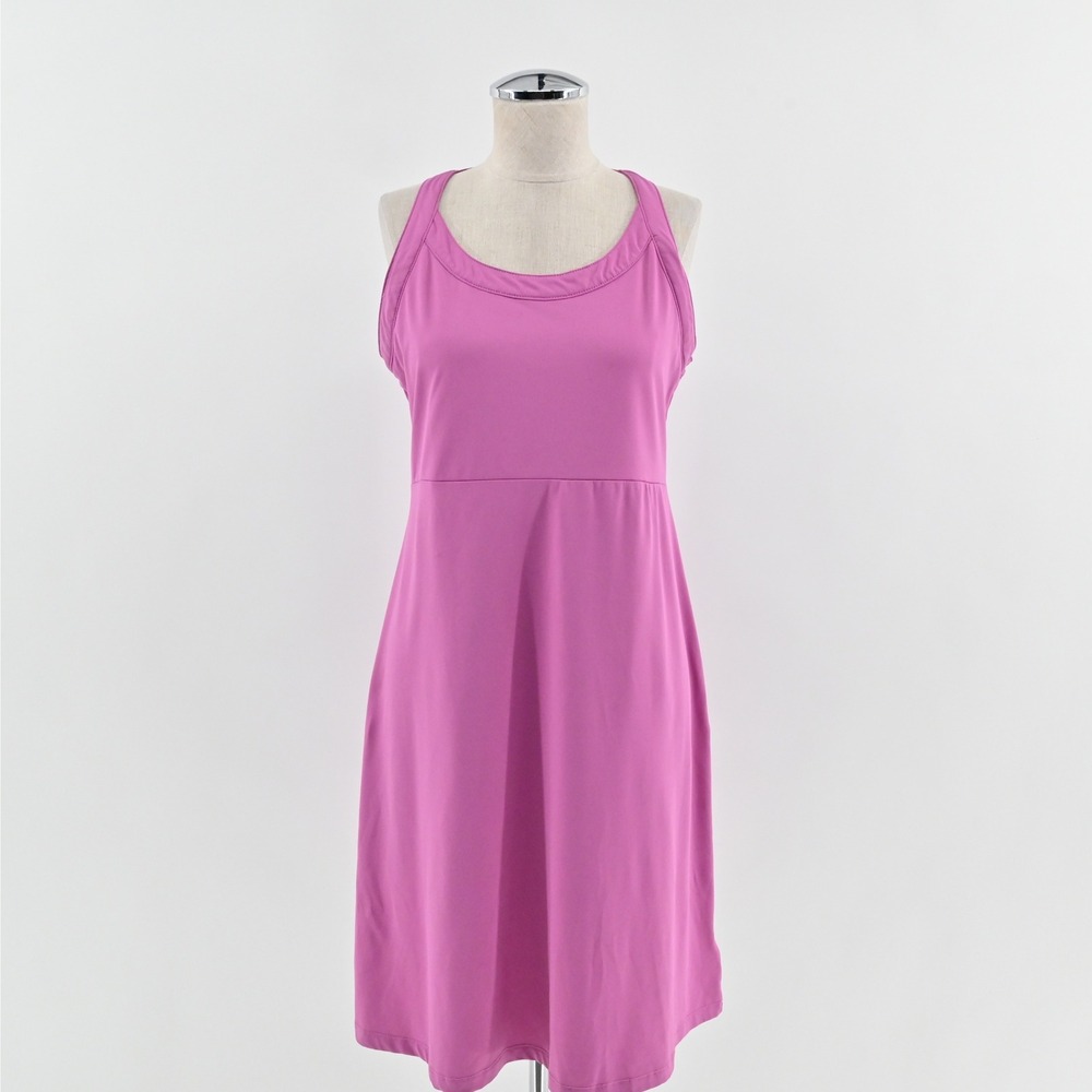Columbia Pink Omni‎ Freeze Dress Size M Advanced Cooling Athletic Racerback Golf